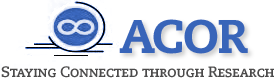 ACOR: Staying Connected Through Research logo
