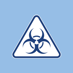 Icon for biohazardous materials