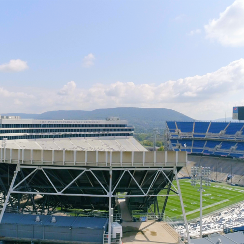 Drone Image of Beaver Stadium