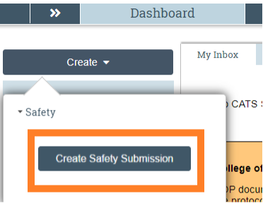 Create Safety Submission Button