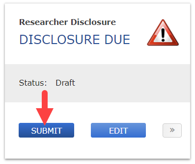 Submit button on disclosure