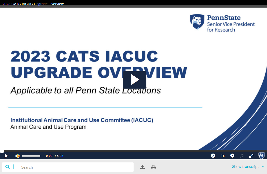 CATS IACUC Upgrade.png