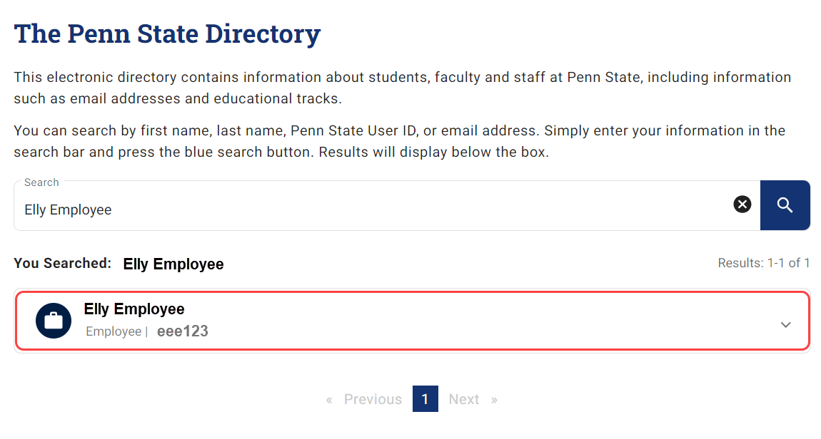 Penn State Directory Search results.png