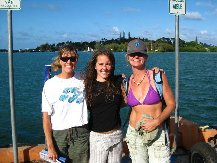 three women standing next to an ocean.jpg