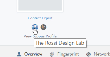 Website Link example in public portal. It shows a globe icon that has a tooltip.  